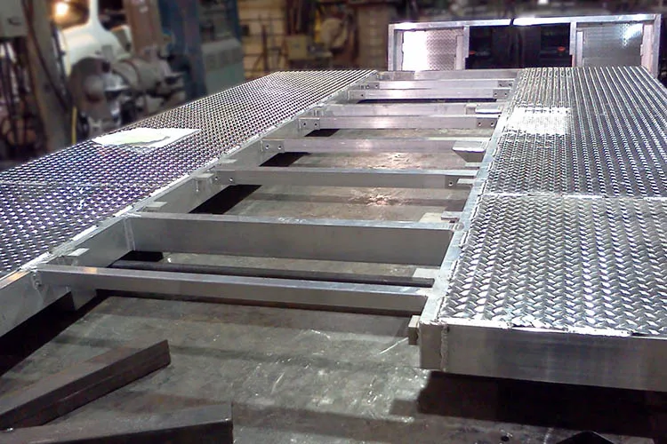industrial aluminum truck bed