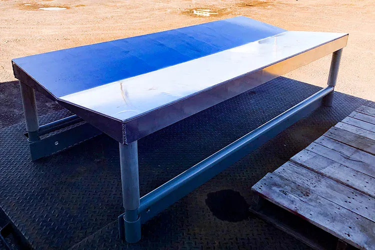 industrial machine table