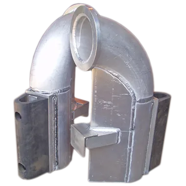 industrial aluminum elbow piping sections
