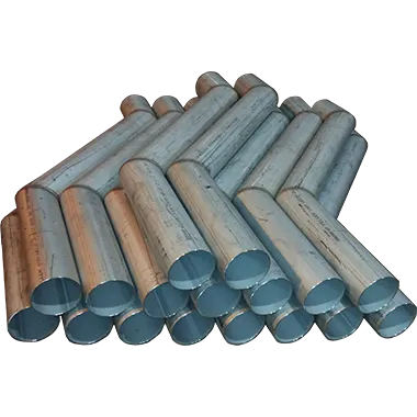 stainless steel piping sections