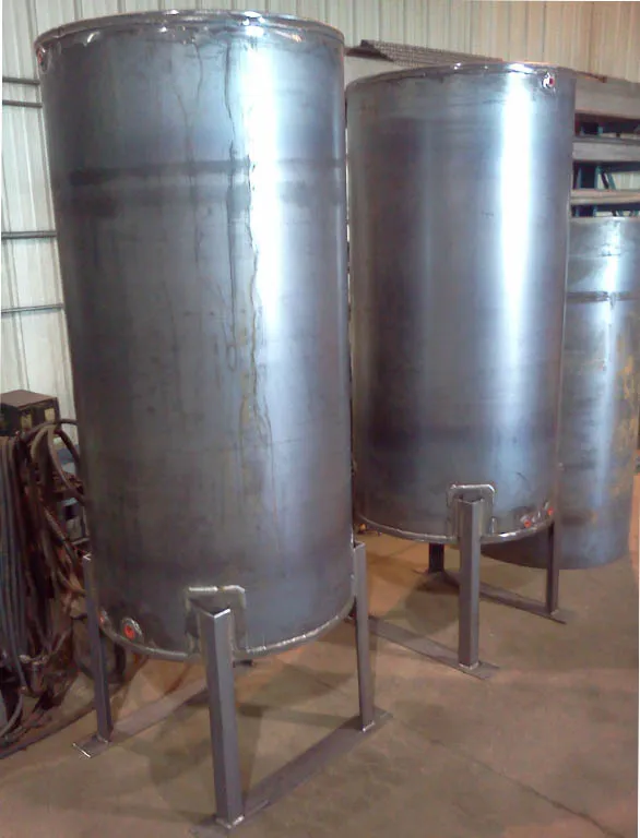 finished tanks in shop