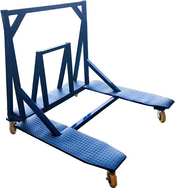 cart on caster wheels with long platform