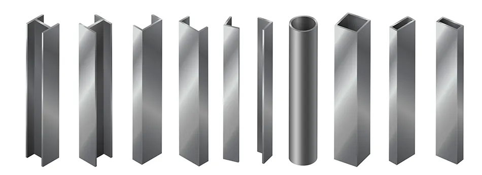 various aluminum extrusions